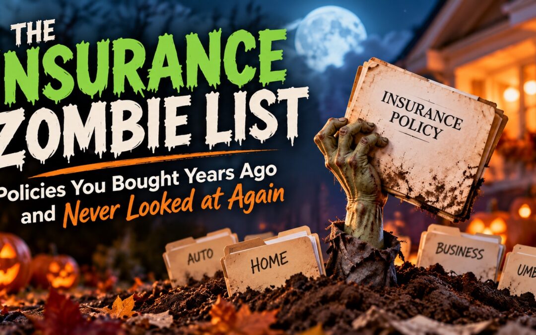 auto, home, business, life, umbrella, graveyard, hand, pumpkin